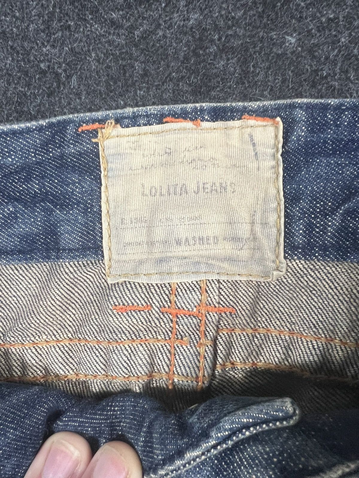 In The Attic FADE 🔥 Lolita Concert Club Flare Honeycomb Whiskered Jeans Size US 32 / EU 48 - 7 Thumbnail