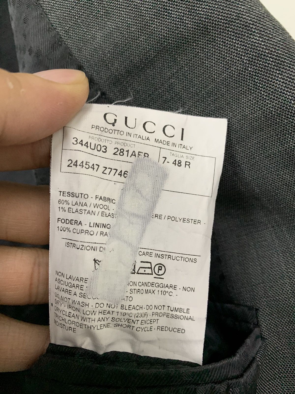 Gucci Gucci Blazer Size 48R - 7 Thumbnail