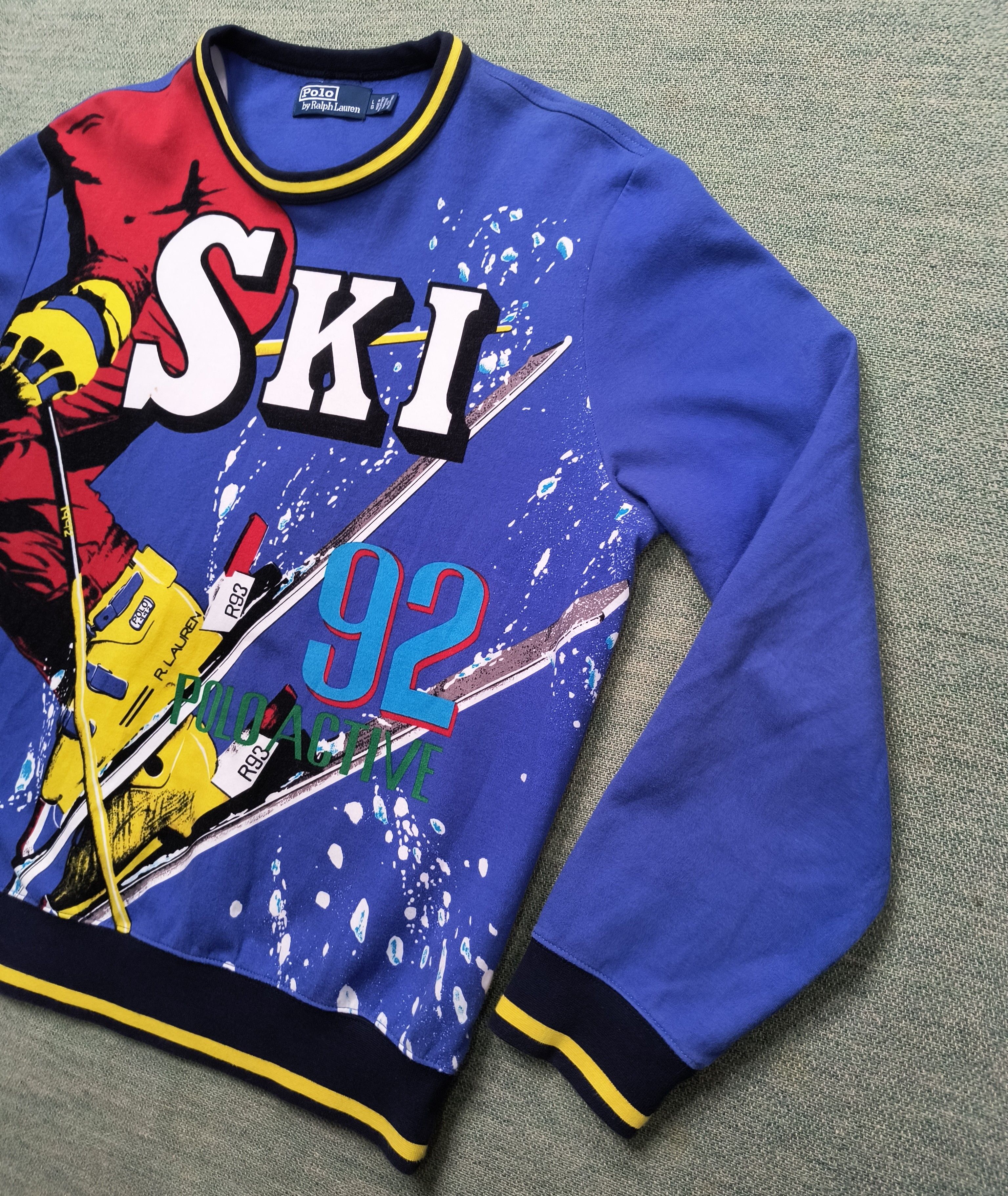 Polo Ralph Lauren Ralph Lauren Polo active ski 92 crewneck sweatshirt Size US L / EU 52-54 / 3 - 3 Thumbnail