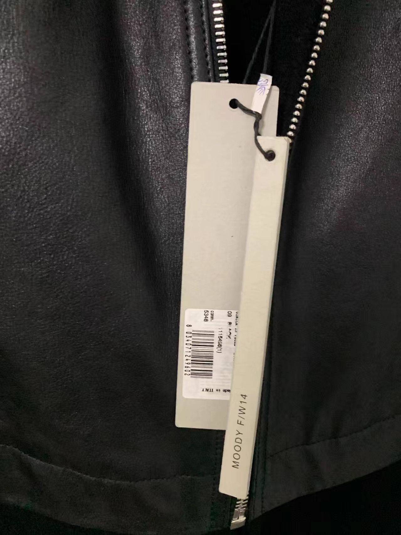 Rick Owens Rick Owens 14FW Main Line Shearling Zip Leather Jacket Size US M / EU 48-50 / 2 - 5 Thumbnail