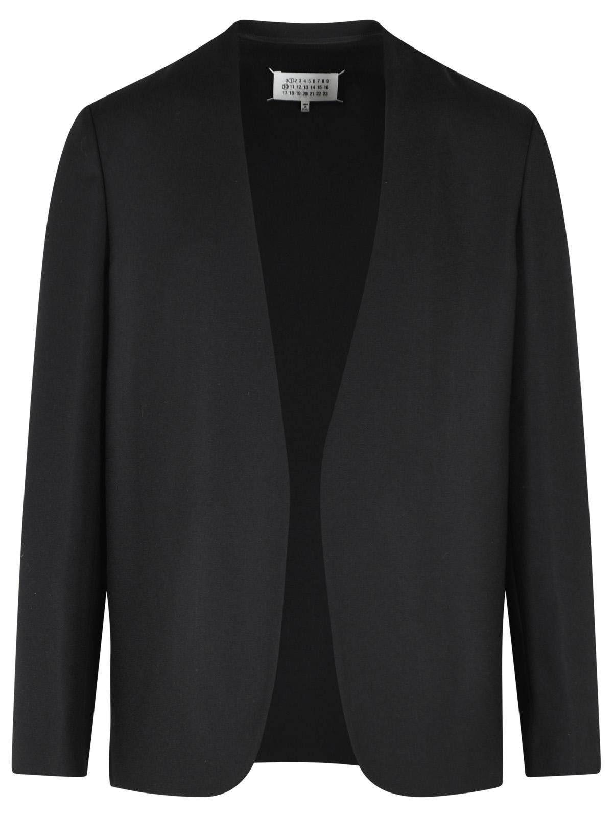 Maison Margiela MAISON MARGIELA Black Virgin Wool Blazer Size US M / EU 48-50 / 2 - 1 Thumbnail