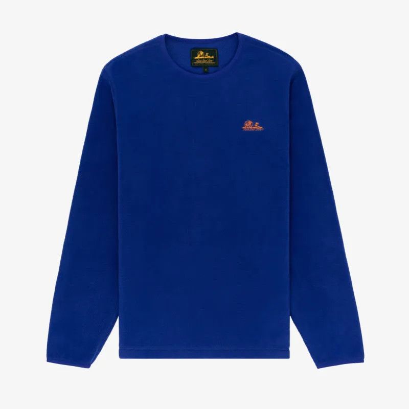 Aime Leon Dore o1mle0925 Unisphere Fleece Long-Sleeve Tee in Blue Size US S / EU 44-46 / 1 - 1 Preview