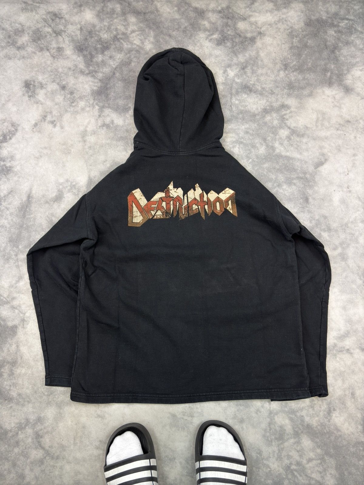 Band Tees Destruction Vintage Band Rock Metal 90s Graphic Rare Nirvana Size US L / EU 52-54 / 3 - 3 Thumbnail