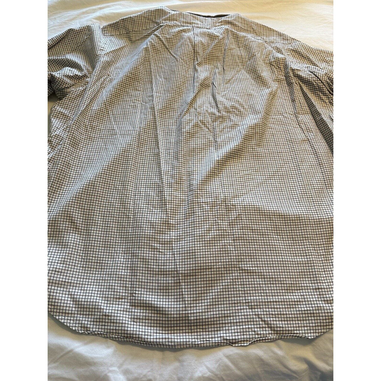 Lauren Ralph Lauren Ralph Lauren Classic Navy/Brown/White Check XXL Button Shirt Size US XXL / EU 58 / 5 - 11 Thumbnail