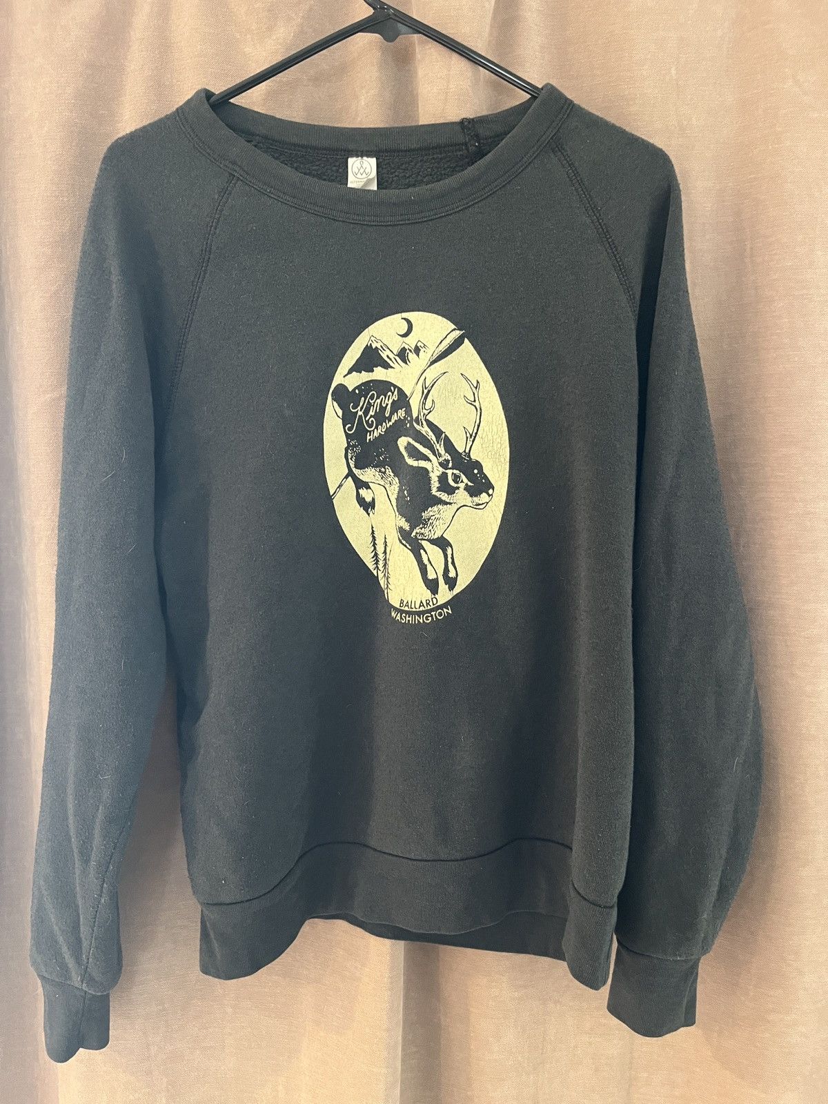 Alternative Apparel Kings Hardware Ballard Washington Vintage Sweater Medium Size US M / EU 48-50 / 2 - 1 Thumbnail