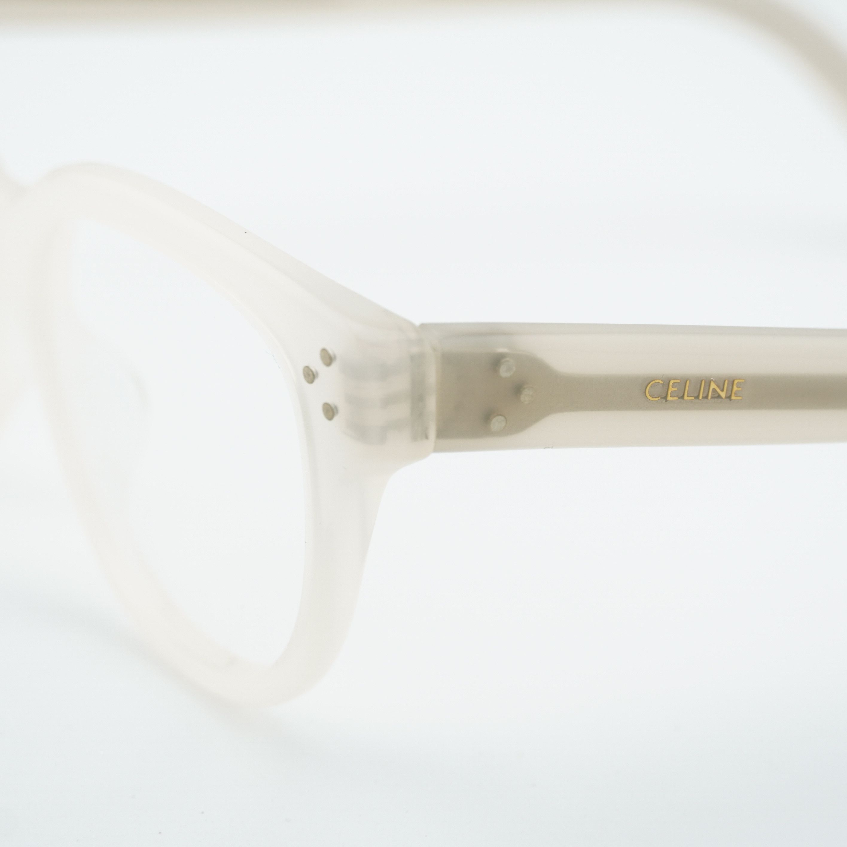 Celine Celine CL50109I 025 Eyeglasses Ivory 51mm Square Frame Size ONE SIZE - 2 Thumbnail