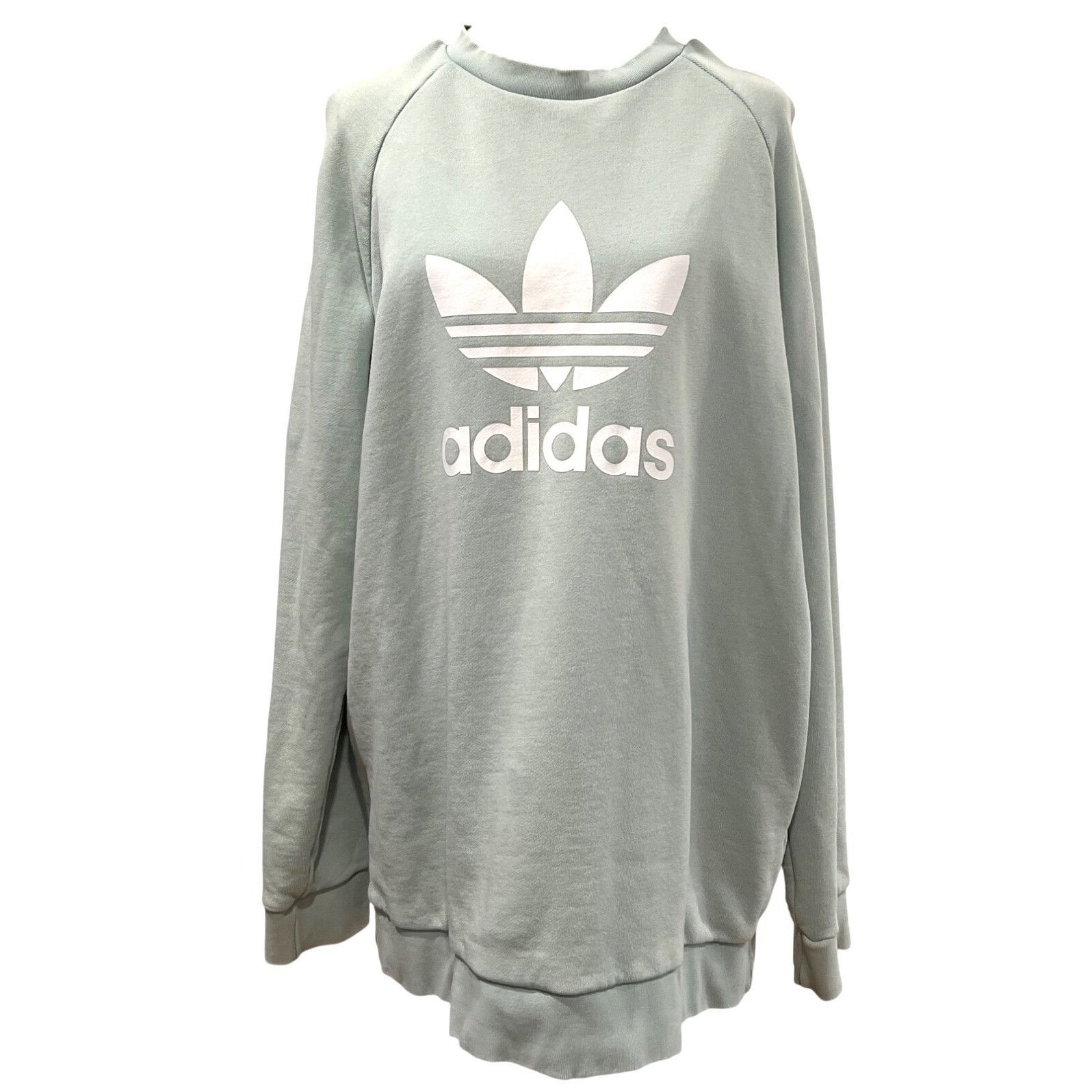 Adidas Adidas Trefoil Logo Size Large Sage Green Sweatshirt Retail Size XL / US 12-14 / IT 48-50 - 2 Thumbnail
