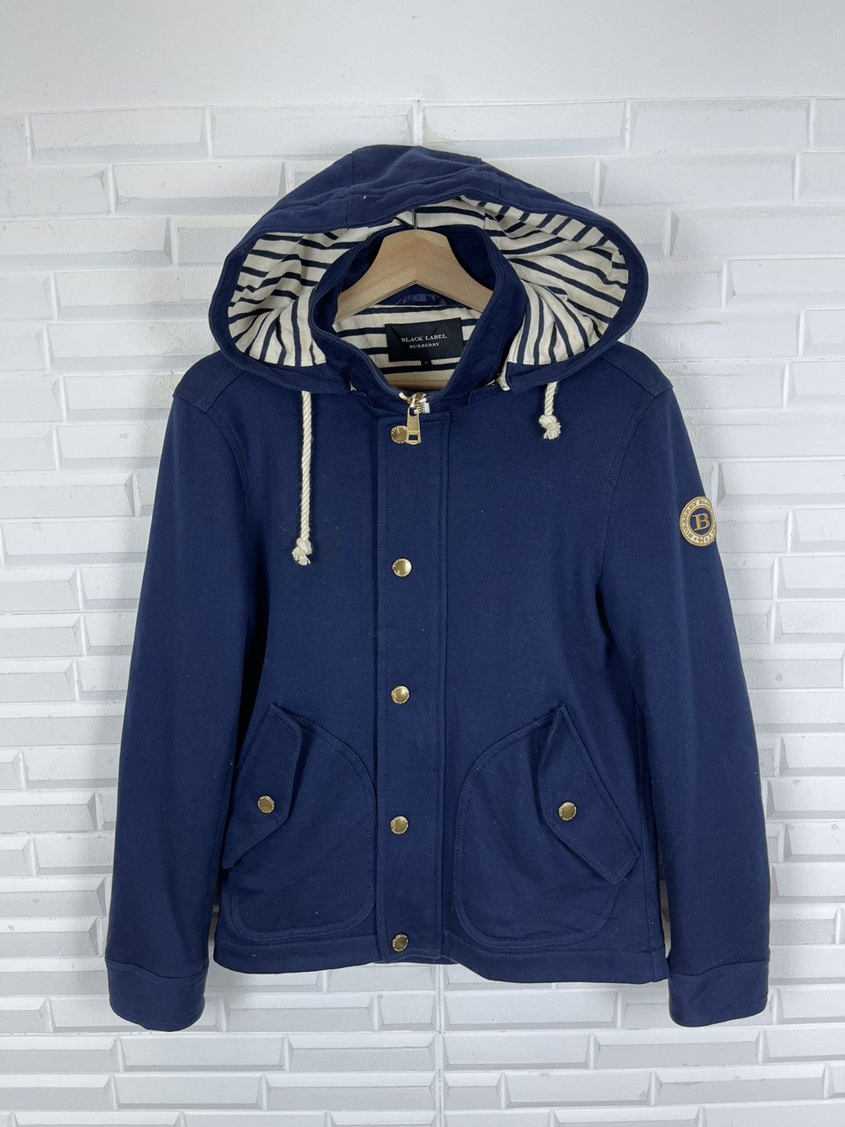 Burberry × Vintage HOODIES BURBERRY JACKET STREETWEAR DESIGN Size US M / EU 48-50 / 2 - 1 Thumbnail