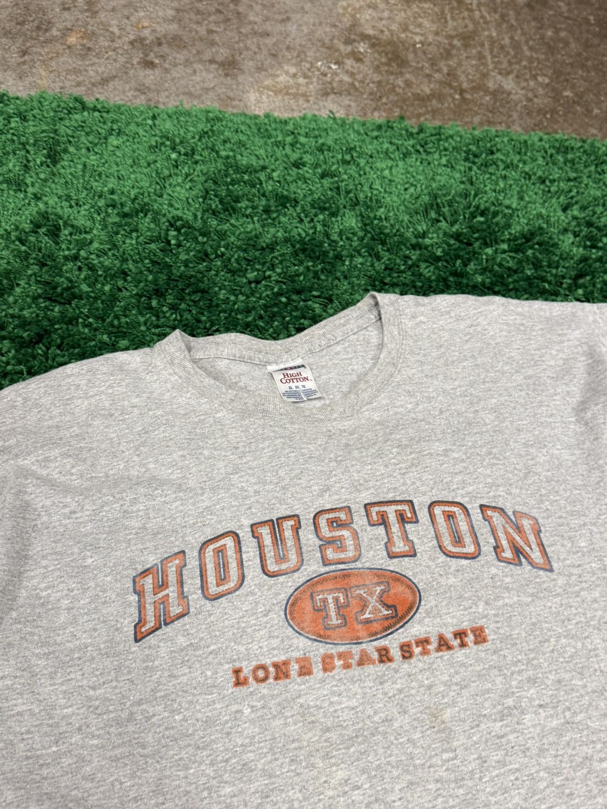 Vintage Vintage Houston Lone Star State Grey Jerzees Tee XL Size US XL / EU 56 / 4 - 3 Thumbnail