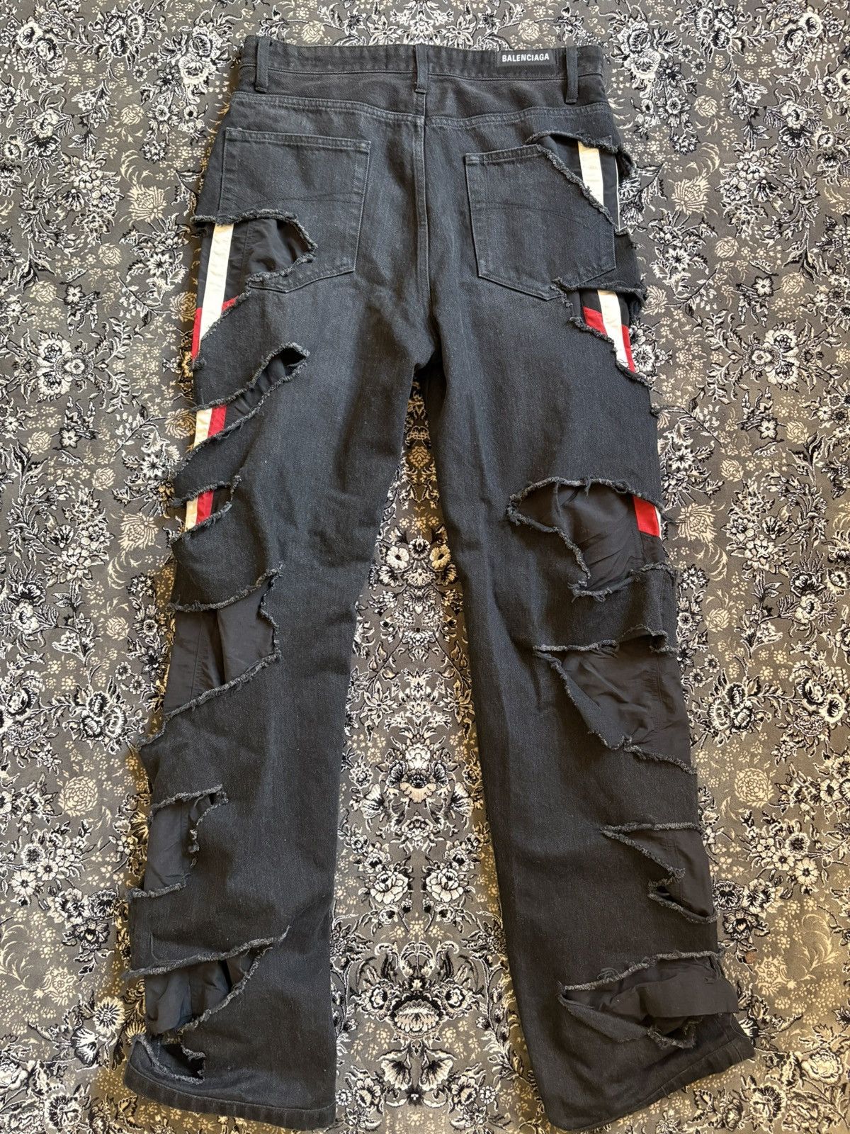 Balenciaga Balenciaga AW21 Afterworld Slashed Denim Size US 30 / EU 46 - 4 Thumbnail