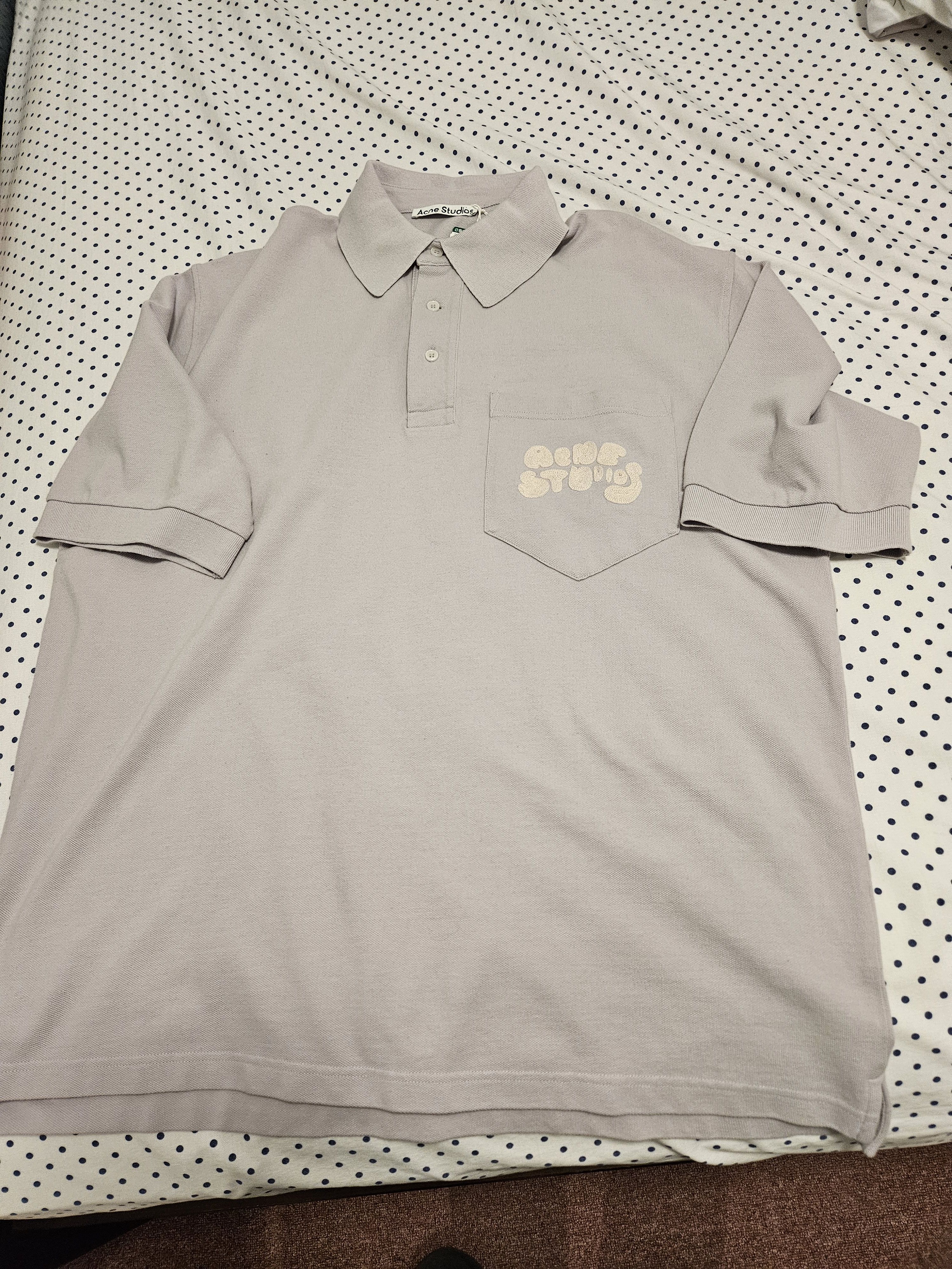 Acne Studios Oversized Bubble Logo Polo Size US S / EU 44-46 / 1 - 6 Thumbnail