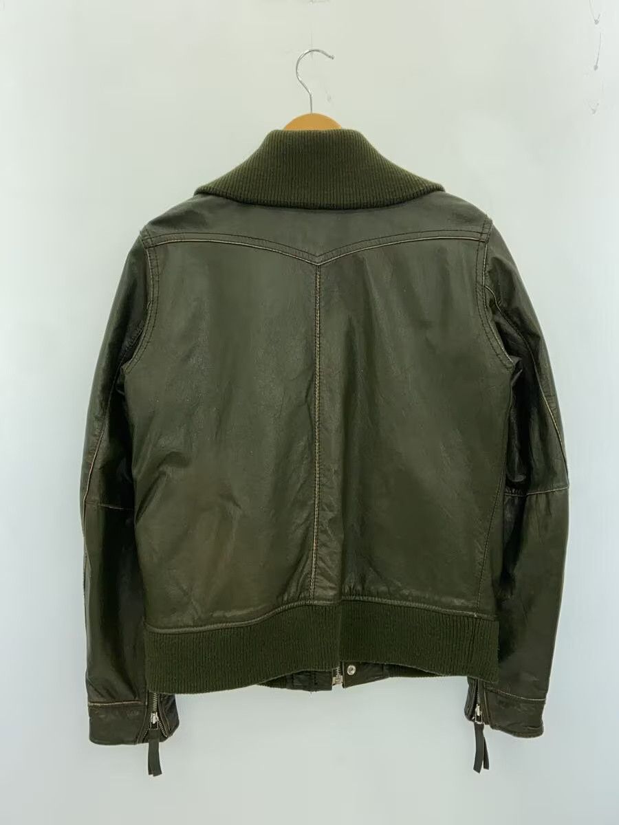 Avirex Avirex Cowhide Leather Jacket Blouson Khaki Size US M / EU 48-50 / 2 - 2 Thumbnail