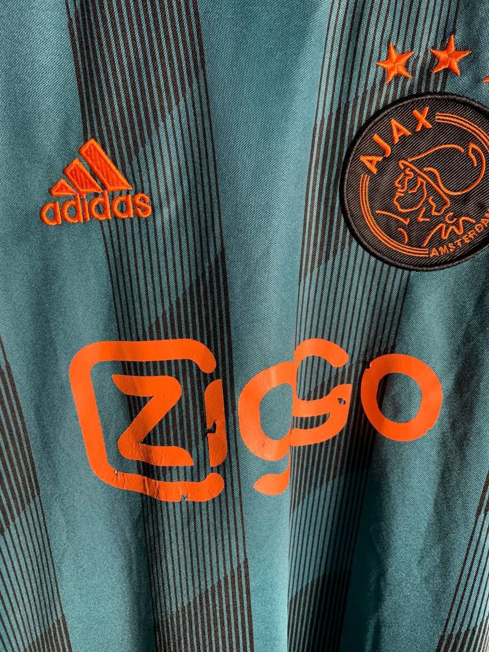 Adidas VINTAGE ADIDAS FC AJAX AMSTERDAM NETHERLANDS SOCCER JERSEY Size US XL / EU 56 / 4 - 4 Thumbnail