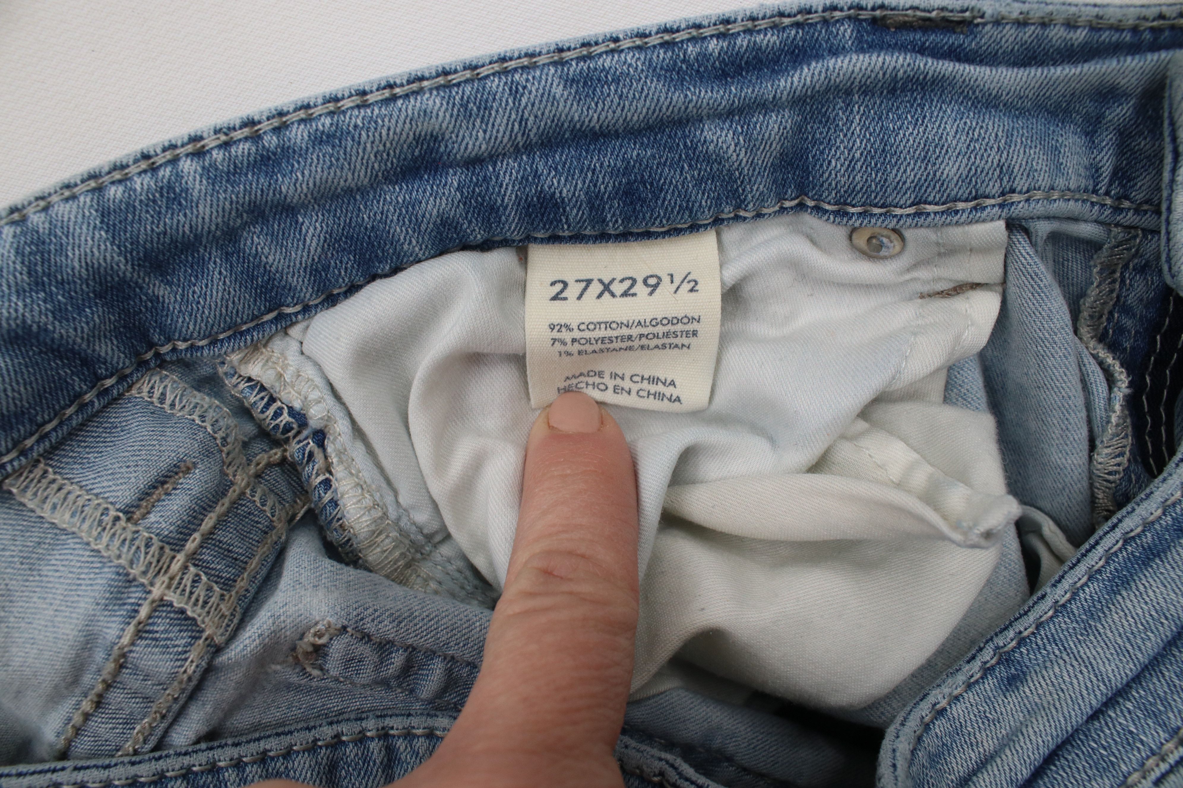 Vintage Buckle BKE Distressed Payton Mid Rise Bootcut Denim Jeans Size 27" / US 4 / IT 40 - 11 Thumbnail