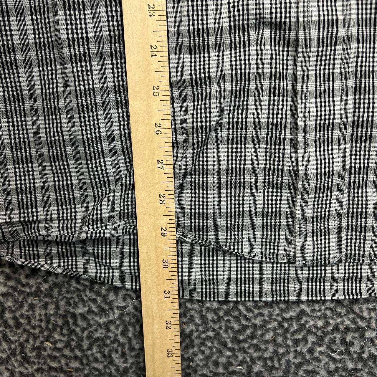 Michael Kors Michael Kors Button Up Shirt 15 1/2 36/37 M Plaid Collared Size US M / EU 48-50 / 2 - 4 Thumbnail