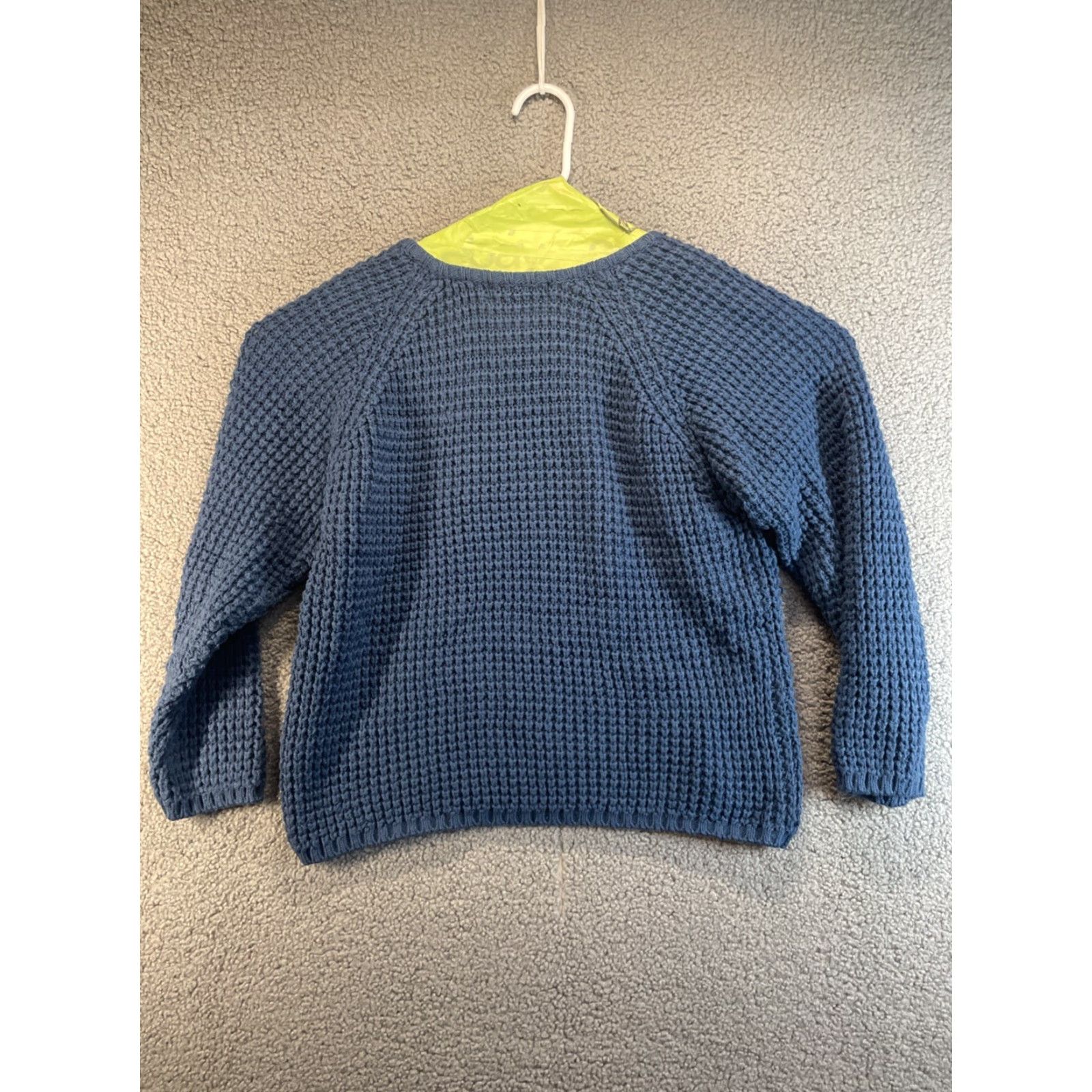 Vintage American Weekend Women's Sweater S Blue Acrylic Ramie Winter Pullover Machine Washable Size S / US 4 / IT 40 - 5 Thumbnail
