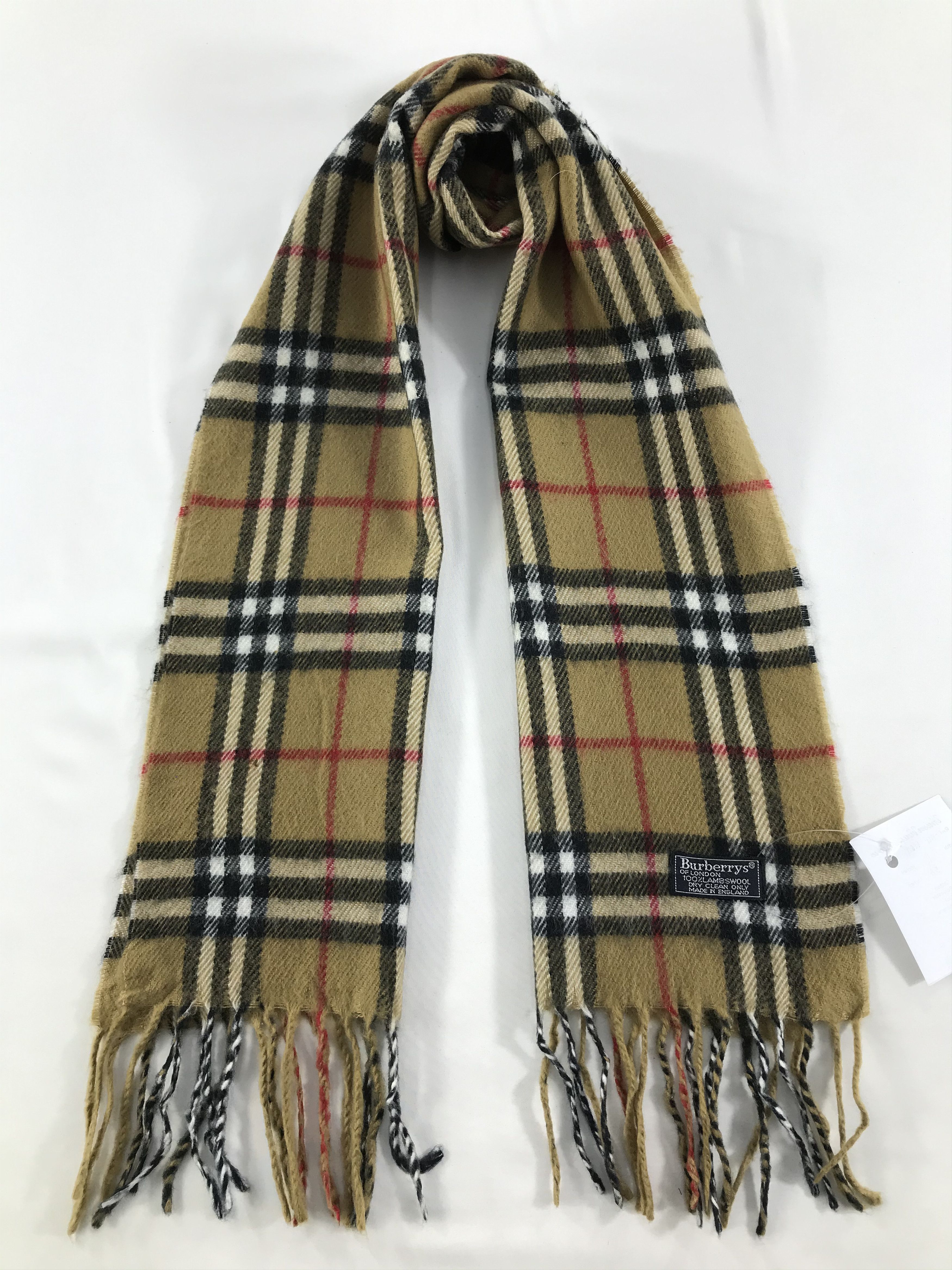 Burberry Vintage Burberry Scarf/Muffler/Neckwear MF1164 Size ONE SIZE - 1 Thumbnail