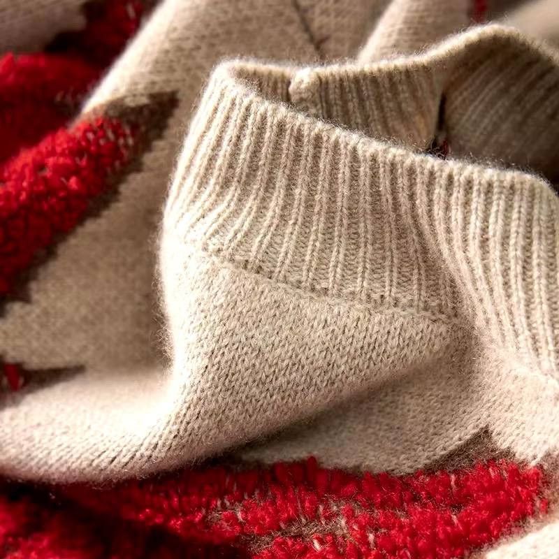 Japanese Brand × Vintage knit fall sweater with a round neckline Size US XL / EU 56 / 4 - 3 Thumbnail