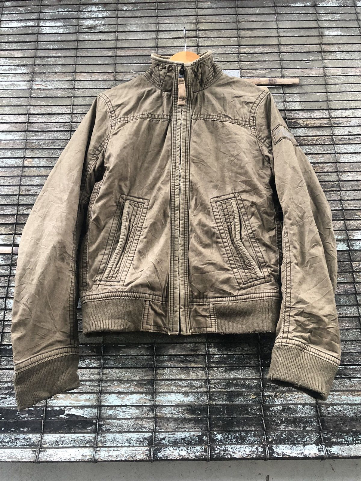 Abercrombie & Fitch Vintage Abercrombie & Fitch Harrison Army Fullzipper Jacket Size US S / EU 44-46 / 1 - 16 Thumbnail