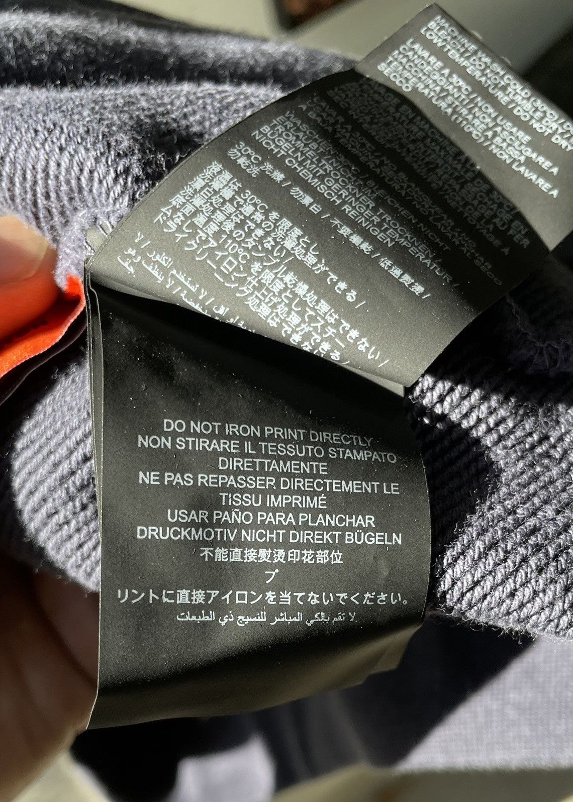 Heron Preston Heron Preston Navy Spray Sweatshirt Size US XL / EU 56 / 4 - 11 Thumbnail