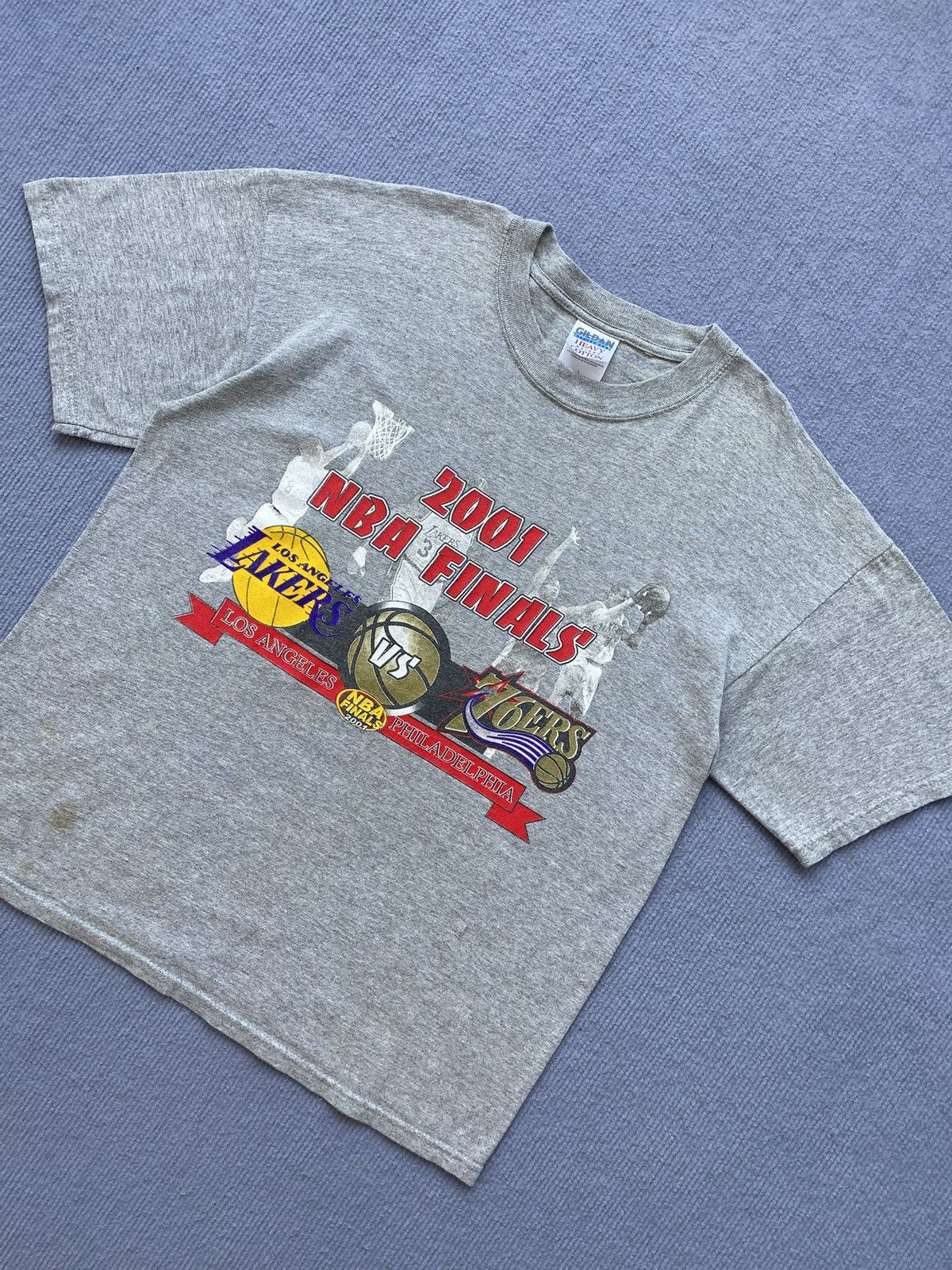 NBA Vintage 2001 NBA Final Lakers vs 76ers Tee✨ Size US L / EU 52-54 / 3 - 2 Thumbnail