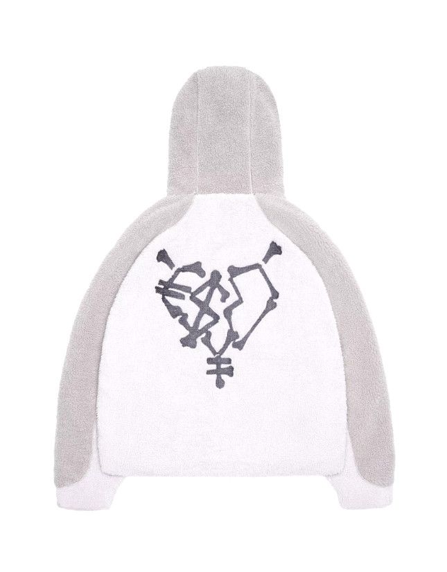 Japanese Brand × Vintage Ninja Fleece Warm Zipper Lamb Wool Jacket Hooded Outwear Y2K Size US L / EU 52-54 / 3 - 2 Thumbnail