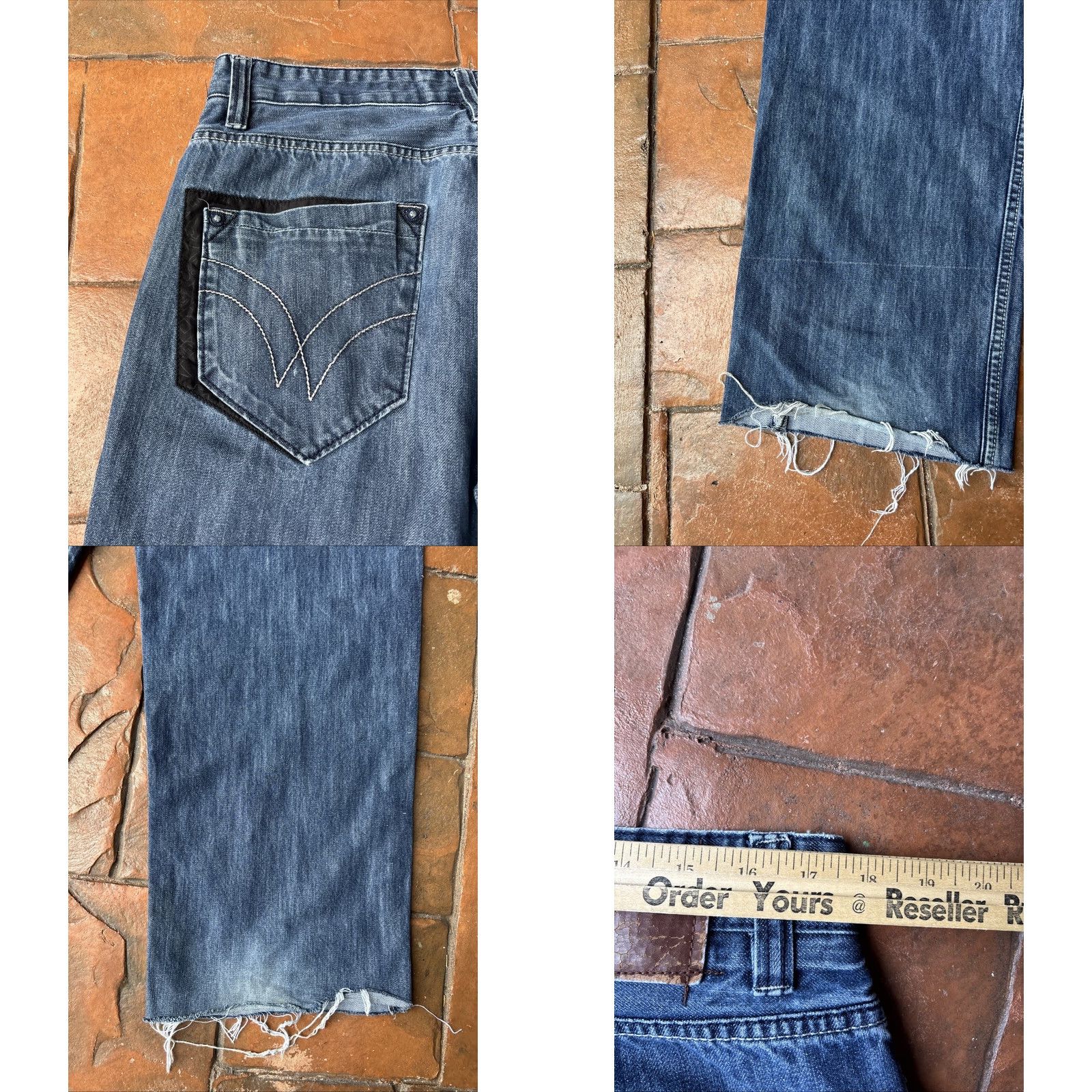 Ecko Unltd. VINTAGE Ecko Unltd Baggy Fit Jeans 36 Mens Denim Blue Grunge Hip Hop Y2K Wide-Leg 30 In Inseam Size US 36 / EU 52 - 9 Thumbnail
