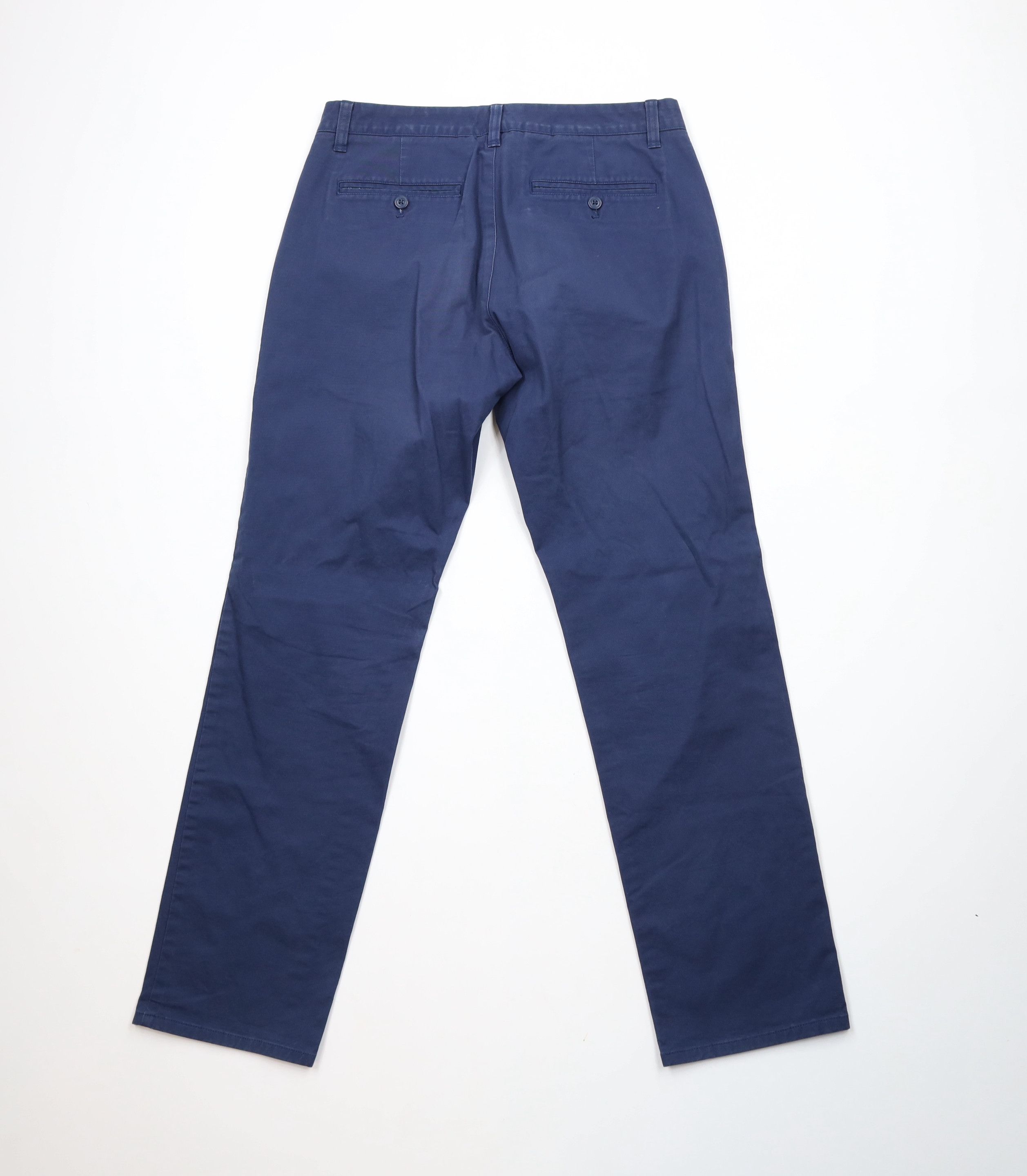 Bonobos × Vintage Bonobos Distressed Straight Leg Chino Pants Trousers Blue Size US 31 - 10 Thumbnail