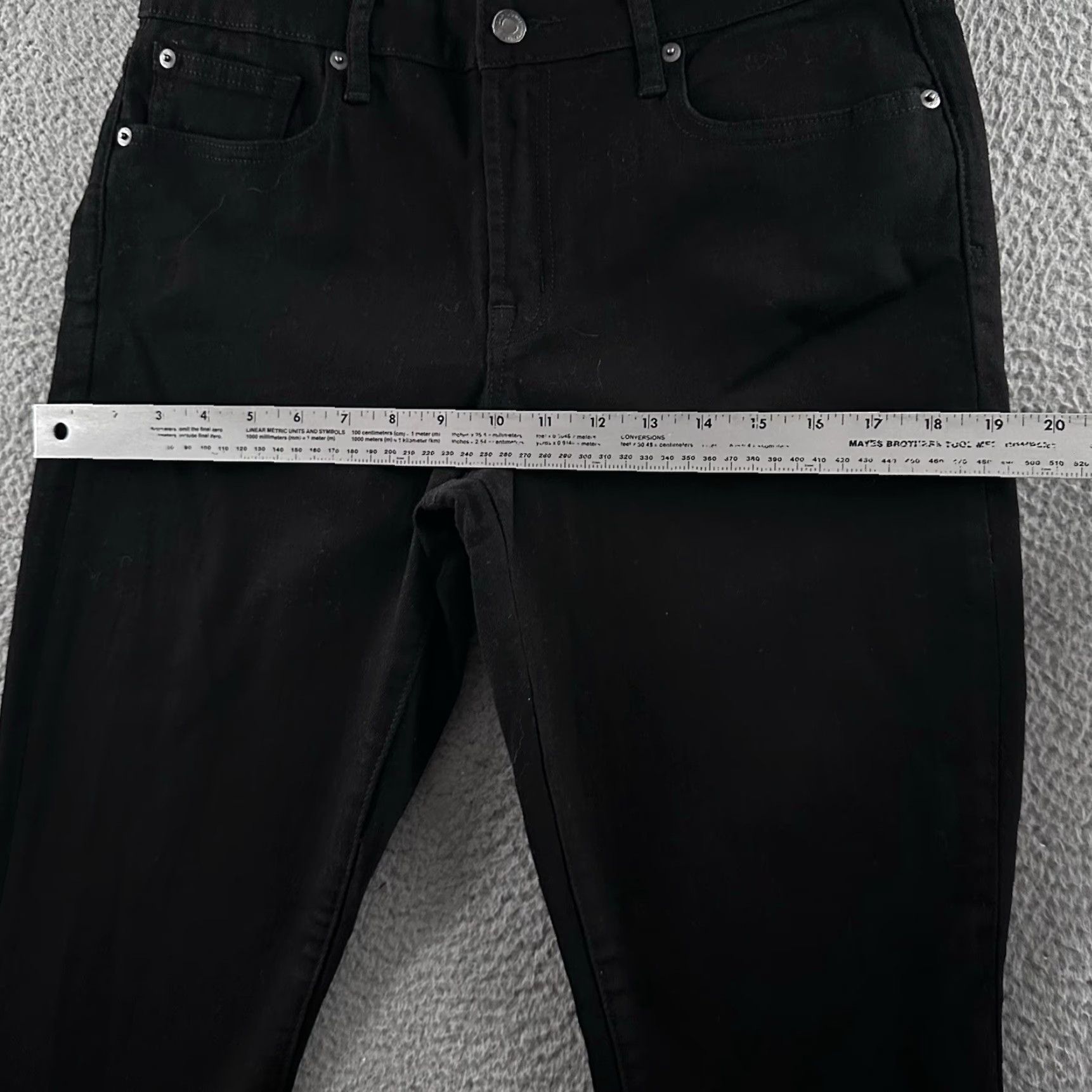 Gap Gap Jeans Black Size 31 Skinny Mid Rise Womens True Stretch Denim Cotton Blend Regular Inseam 28in Size 24" / US 00 / IT 34 - 6 Thumbnail