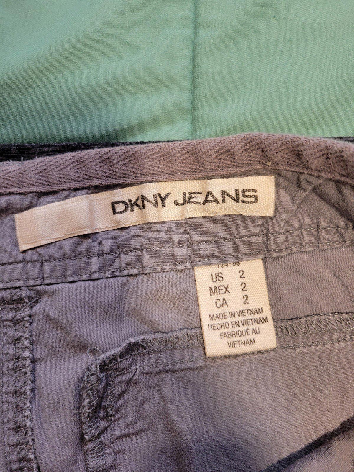 DKNY DKNY Jeans Women's Gray Cargo Shorts - Size 2 Size 26" / US 2 / IT 38 - 3 Thumbnail