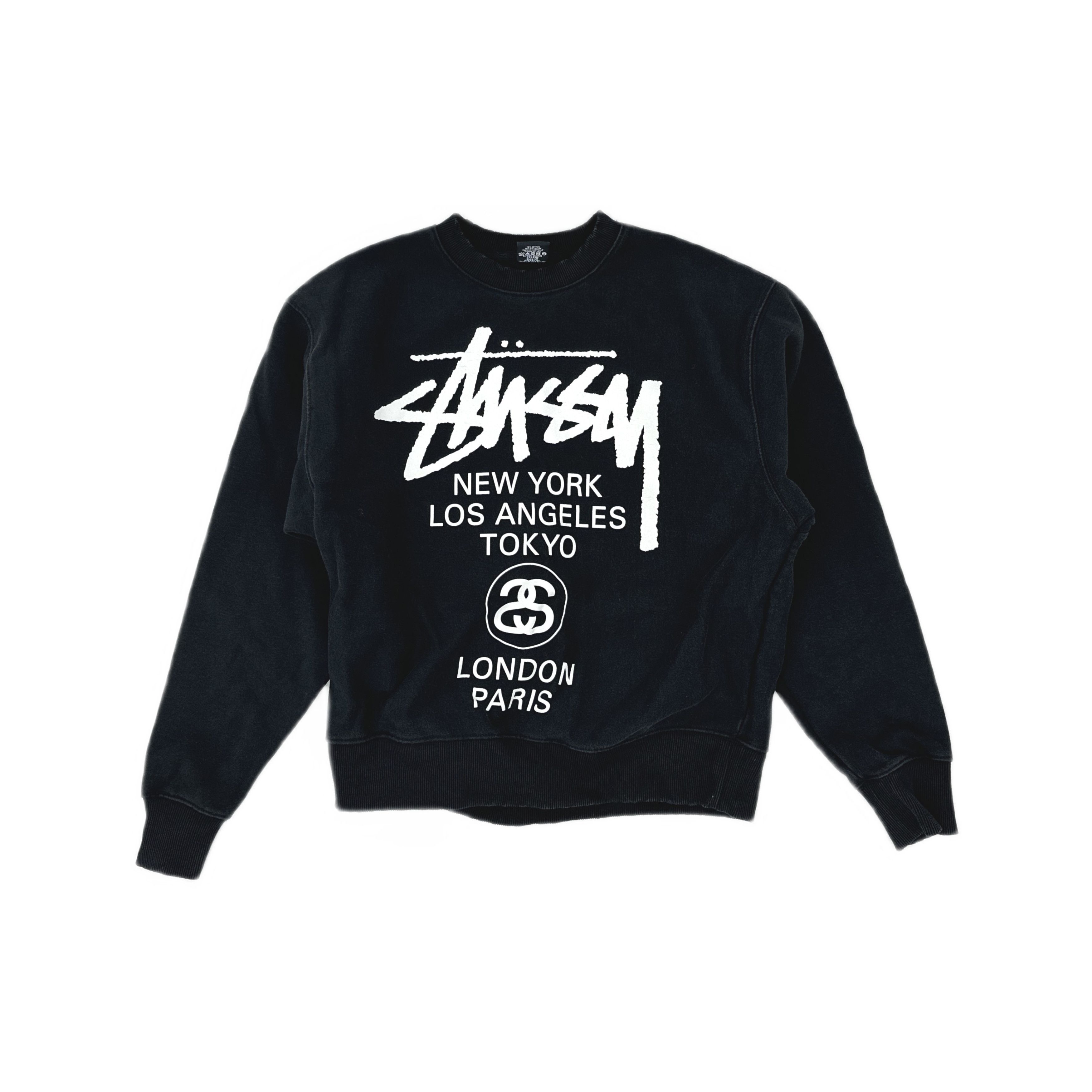Stussy Stüssy World Tour Crewneck Sweatshirt Size M Size US M / EU 48-50 / 2 - 1 Thumbnail