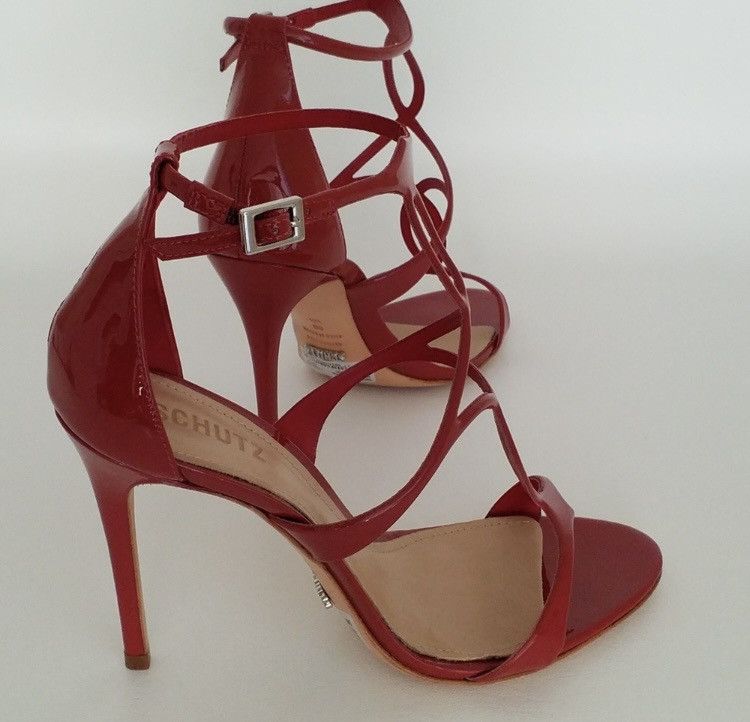 SCHUTZ SCHUTZ Women's Rania Scarlet, 6.5 Heeled Sandal NWOB Size US 6.5 / IT 36.5 - 2 Thumbnail