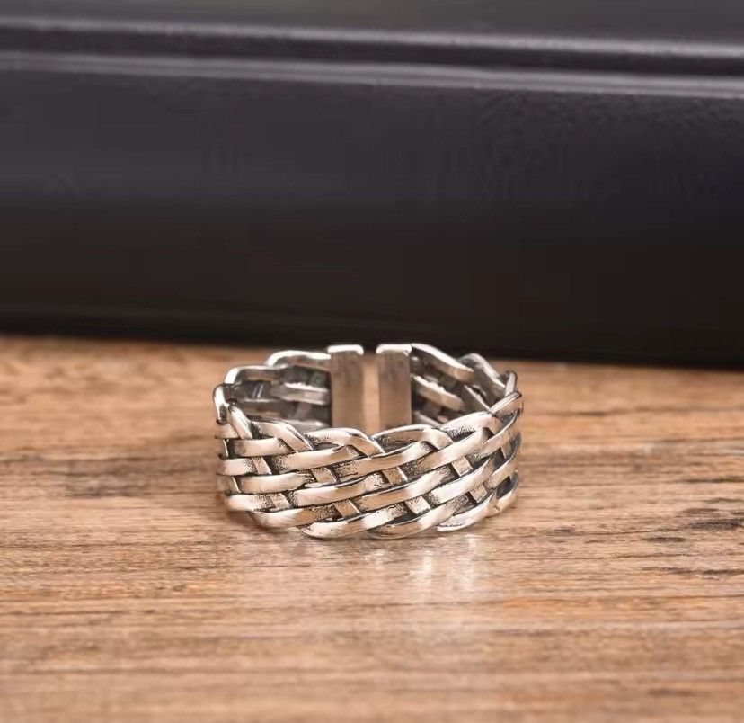 Vintage Woven Shaped Ring Size ONE SIZE - 1 Thumbnail