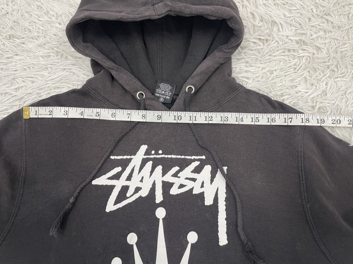 Stussy Vintage Sunfaded Stussy Crown Hoodie Size US S / EU 44-46 / 1 - 11 Thumbnail
