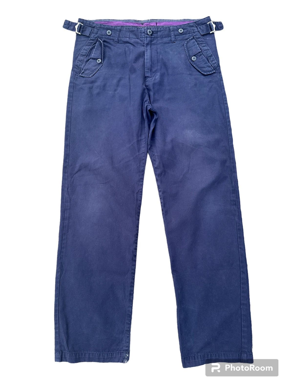 image of Lowrys Farm Casual Vintage ed Streetwear in Blue/Black, Men's (Size 32)