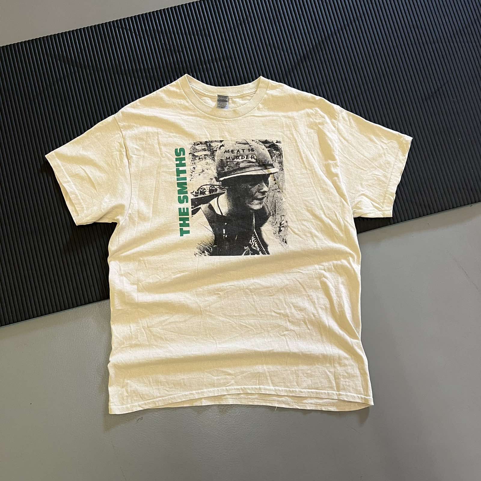 Band Tees Vintage The Smiths Meat is a murder t-shirt Sz L Size US L / EU 52-54 / 3 - 1 Thumbnail