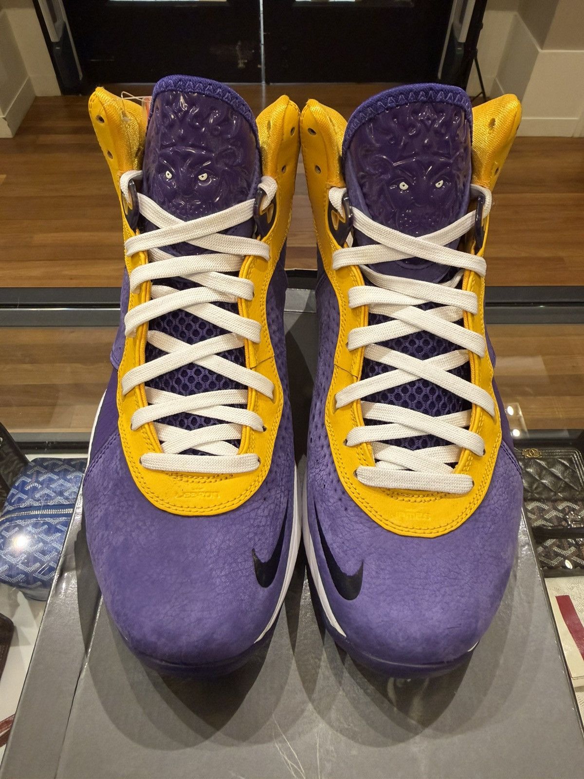 Nike Nike Lebron 8 ‘Lakers’ Size US 11 / EU 44 - 4 Thumbnail