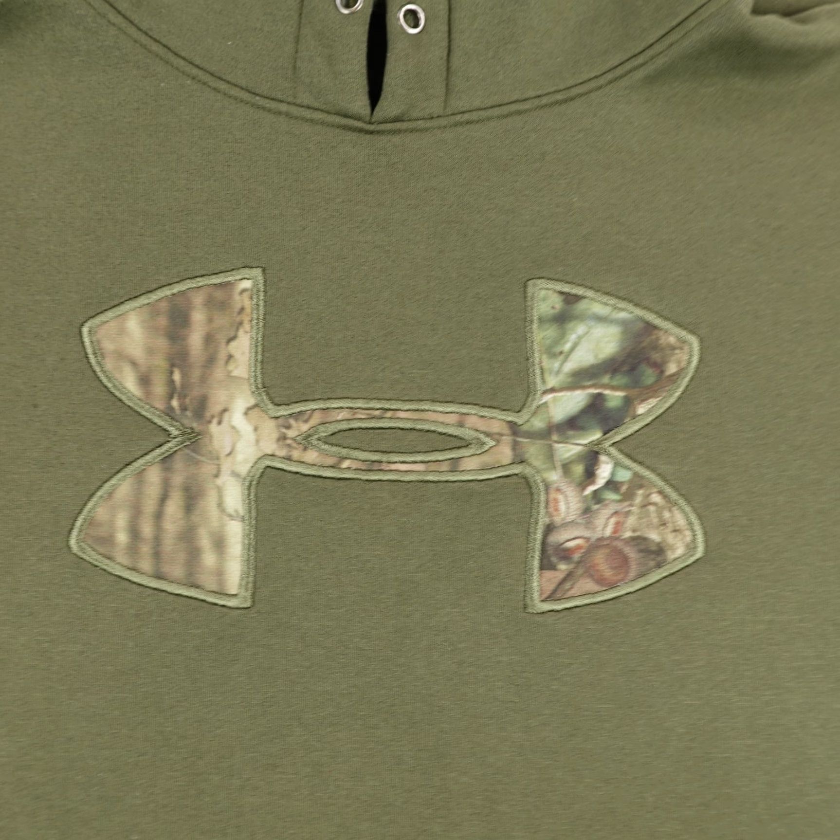 Under Armour Under Armour Hoodie Mens Medium Green Camo Pullover Sweatshirt Hunting Size US M / EU 48-50 / 2 - 2 Thumbnail