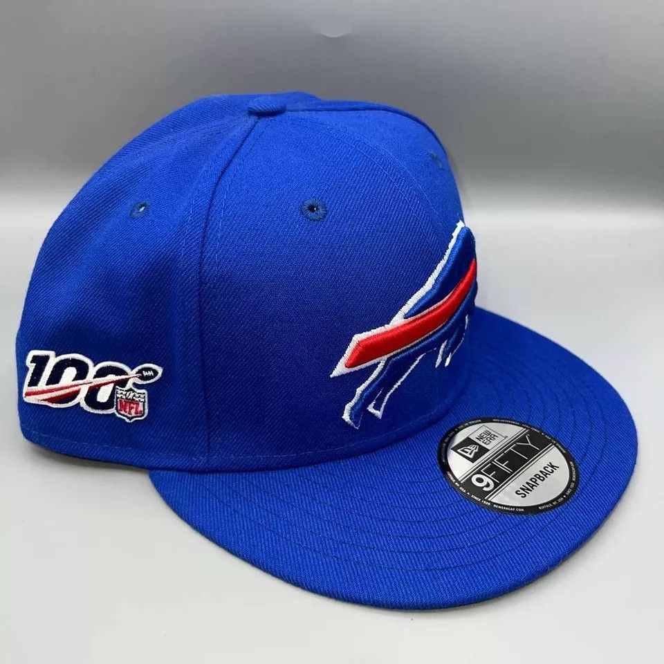 New Era Buffalo Bills Hat Men 9Fifty New Era NFL Snap Back Cap New Size ONE SIZE - 3 Thumbnail