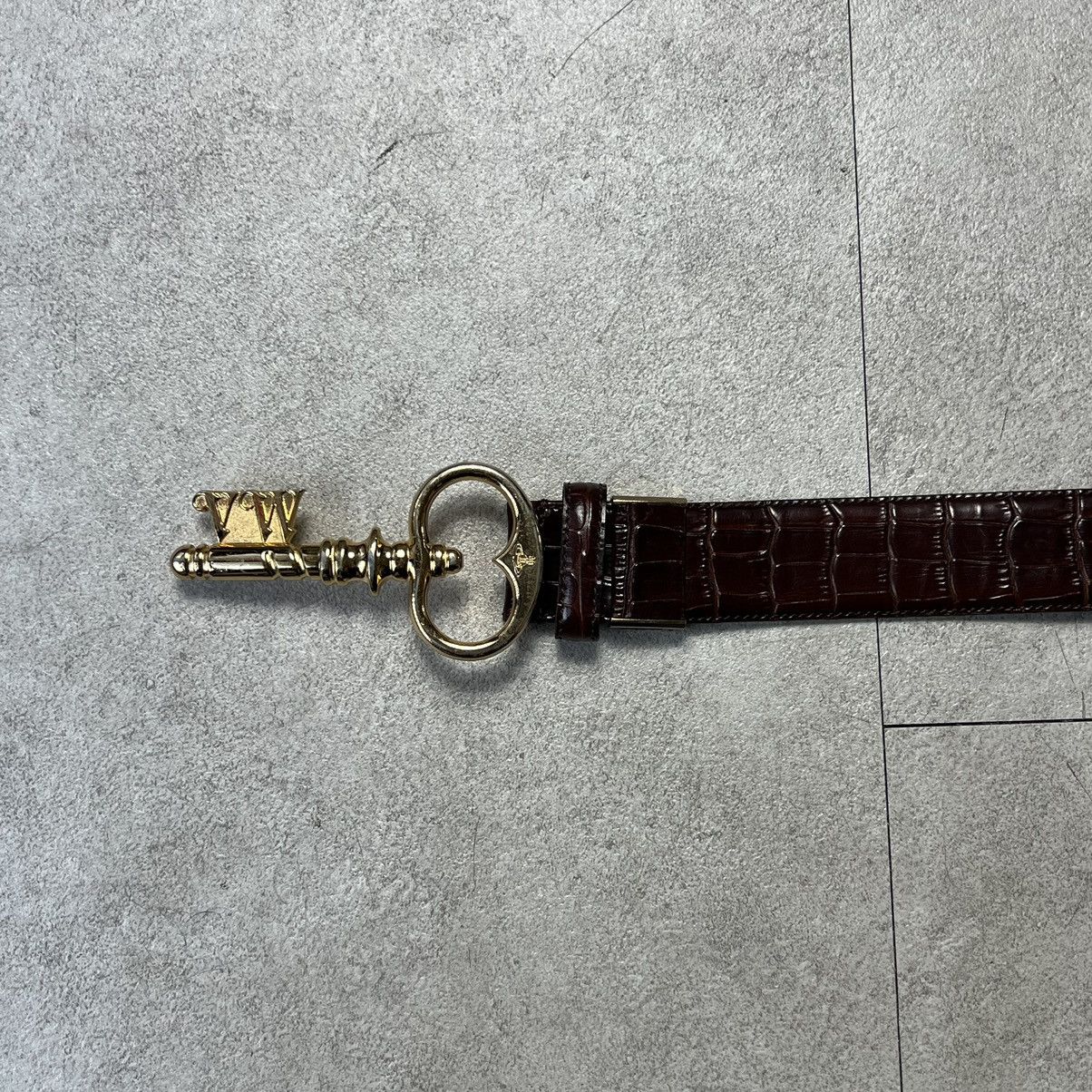 Vivienne Westwood Key Buckle Crocodile Belt