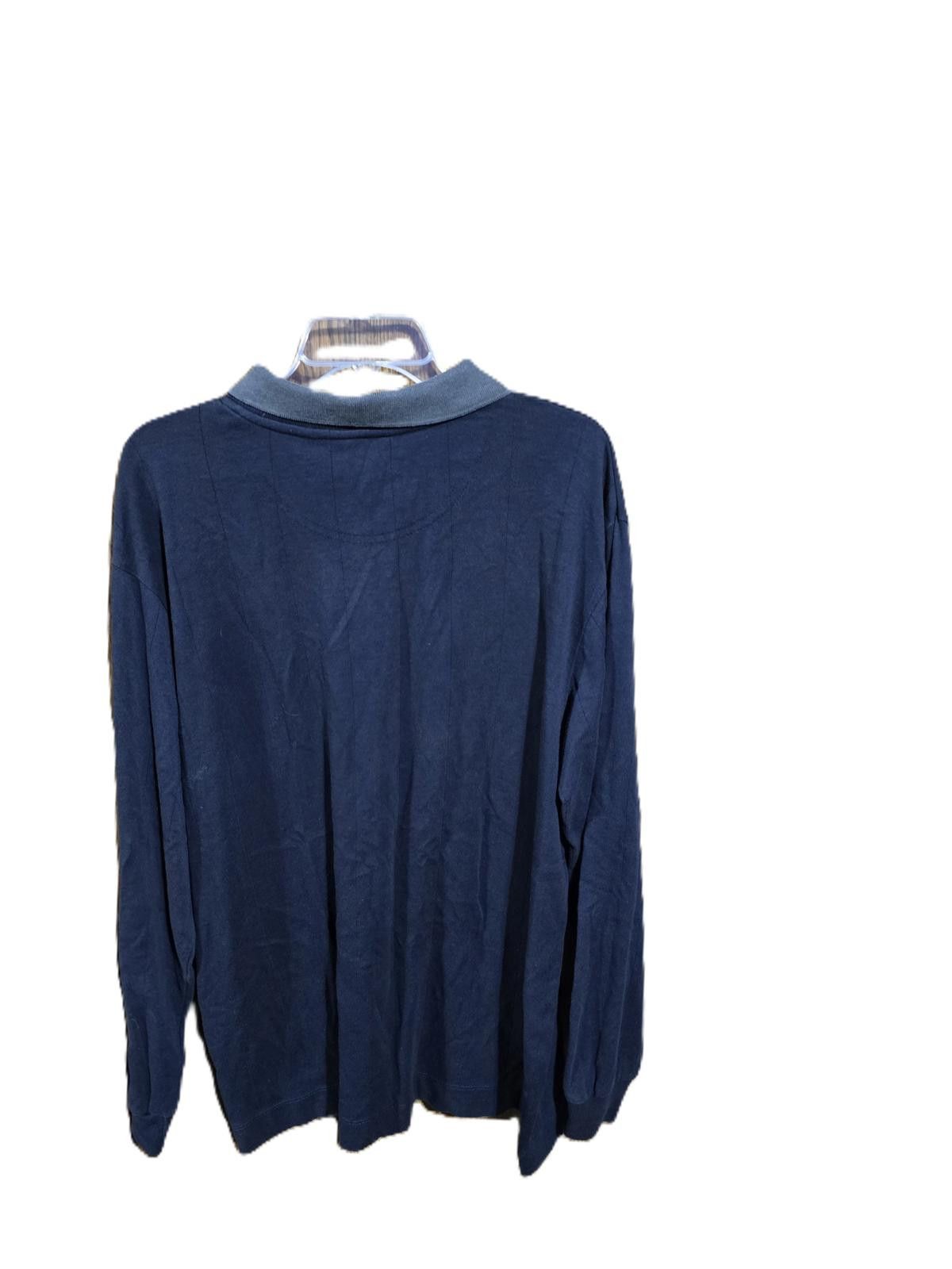 Knightsbridge Knightsbridge Long Sleeve Polo Sweater Size ONE SIZE - 2 Thumbnail