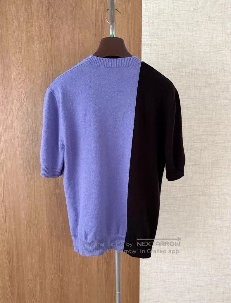 Hermes Hermes Men's Show Version Contrast Cashmere Short Sleeve K Size US M / EU 48-50 / 2 - 8 Thumbnail