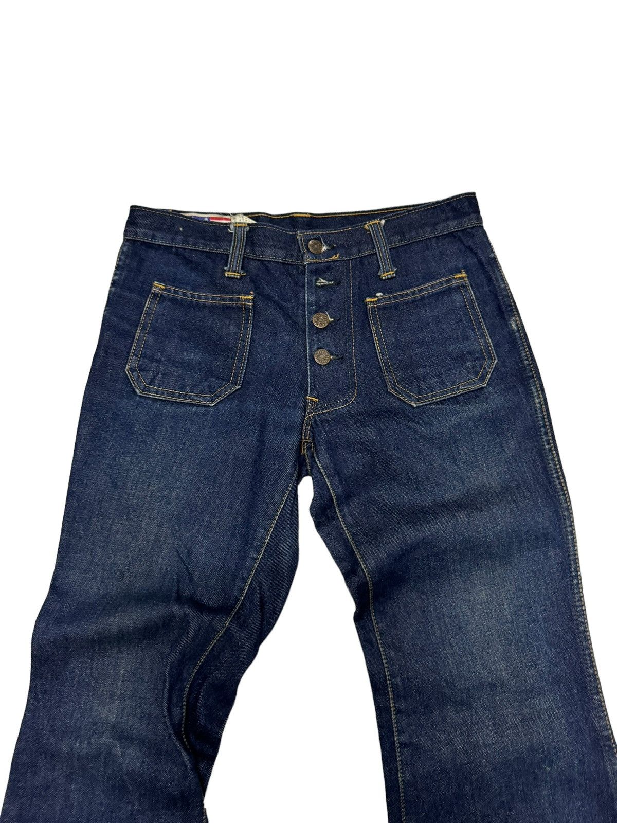 Designer × Japanese Brand × Vintage FLARE BOBSON BELL BOTTOM DENIM JEANS Size US 28 / EU 44 - 3 Thumbnail