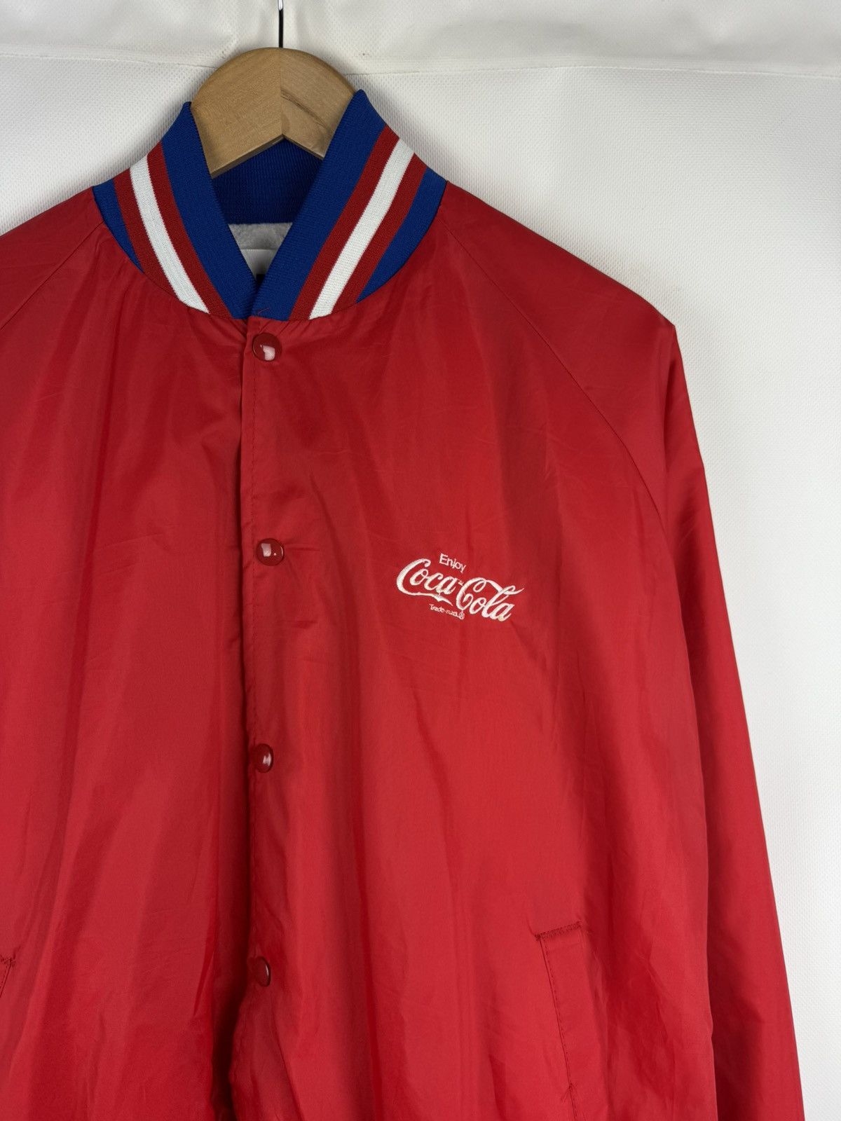 Coca Cola × Vintage DVB Enjoy Coca Cola Vintage Nylon Bomber Jacket Size XL USA Size US XL / EU 56 / 4 - 5 Thumbnail