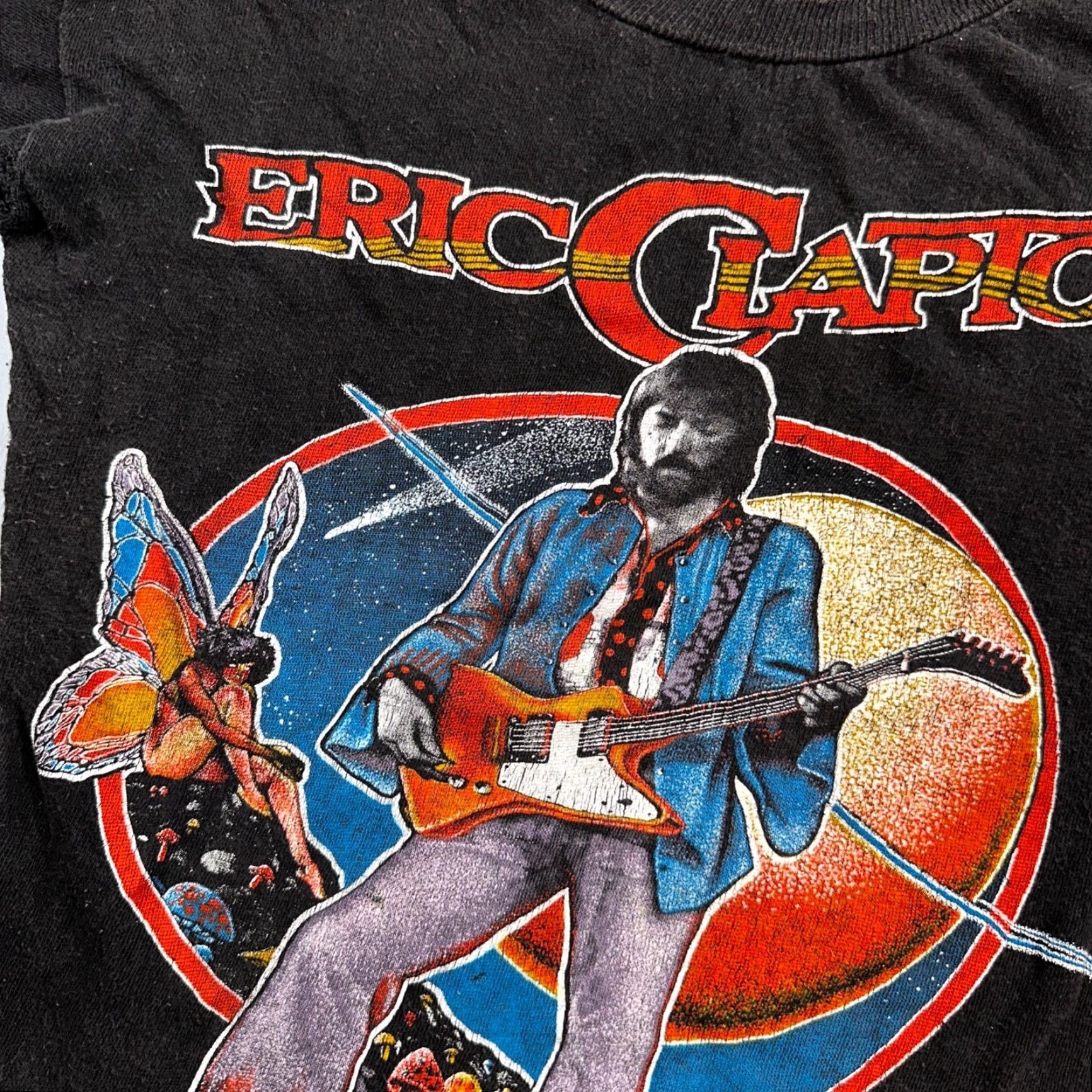 Vintage VINTAGE Eric Clapton Rock Concert 1979 Tour VTG T Shirt Band Music Classic Guitar 70s Shirt Men S Black Size US S / EU 44-46 / 1 - 2 Thumbnail