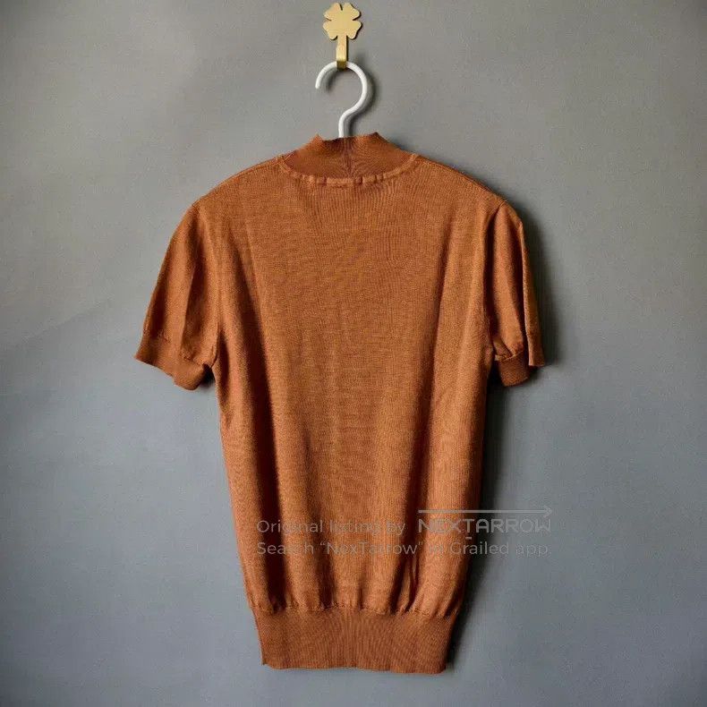 Hermes Hermes Silk cashmere carriage embroidery top, lightweight Size XXS / US 00 / IT 34 - 2 Thumbnail