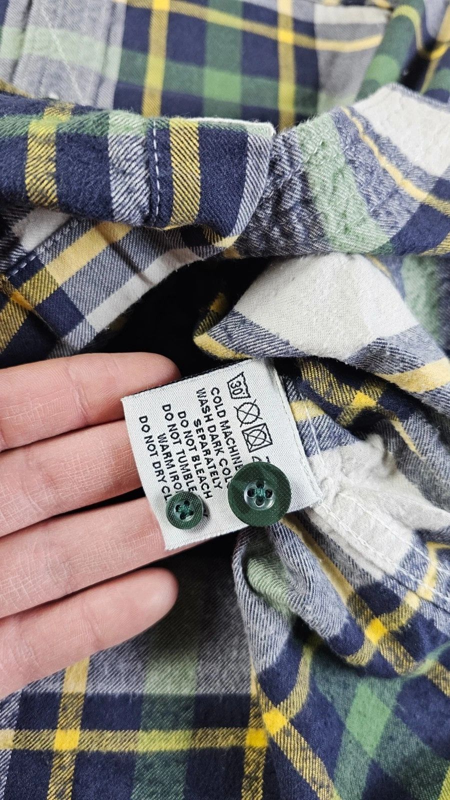 Superdry Superdry Lumberjack Twill Plaid Shirt Men M Navy Green Size US M / EU 48-50 / 2 - 8 Thumbnail