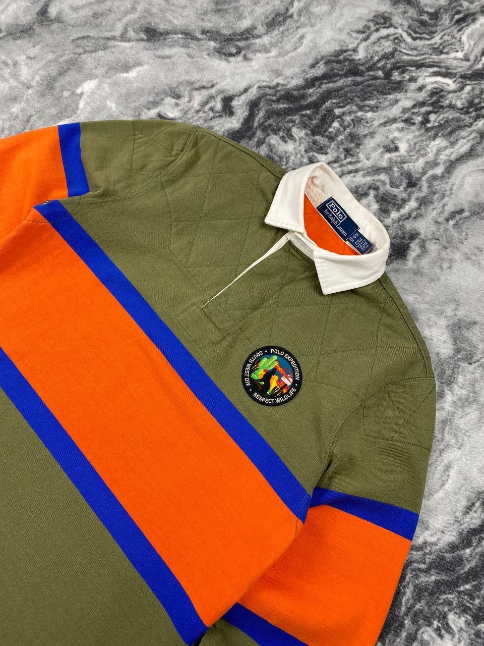 Polo Ralph Lauren Vintage Polo Ralph Lauren Expedition Long Sleeve Rugby Shirt Size US XS / EU 42 / 0 - 2 Thumbnail