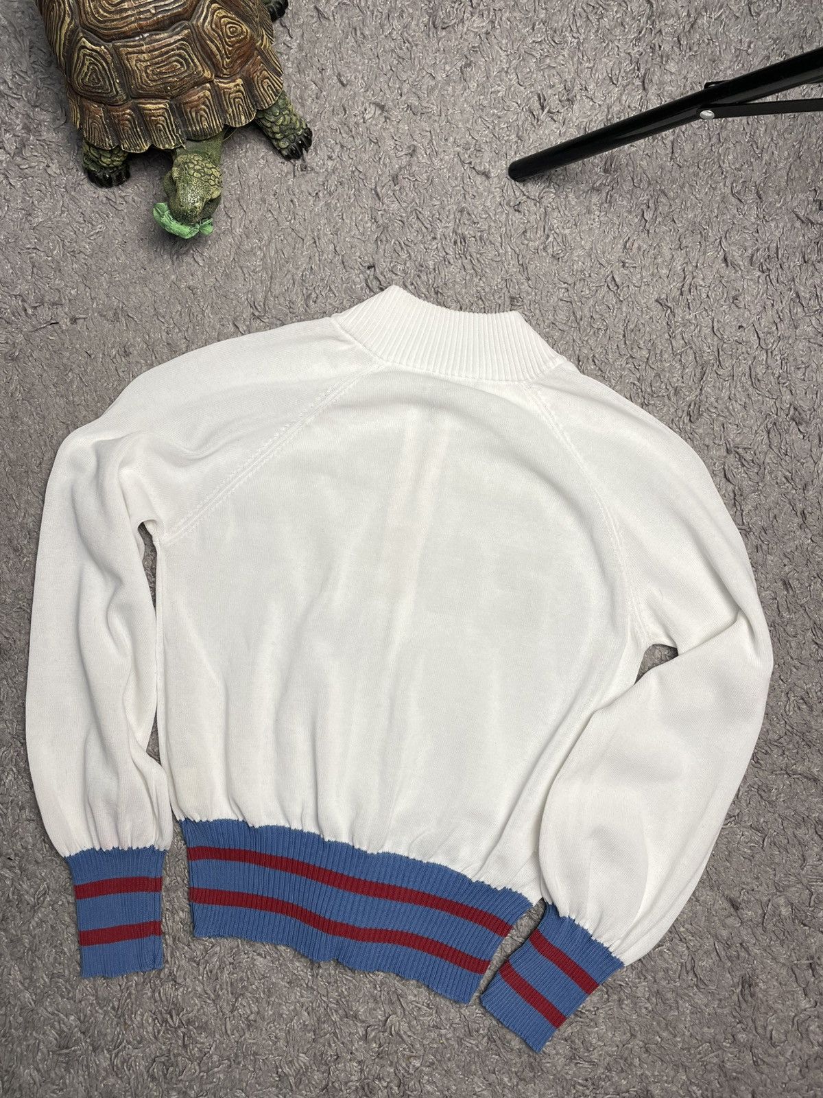 Moschino × Vintage Moschino Jeans Zip Up Sweater Size M / US 6-8 / IT 42-44 - 3 Thumbnail