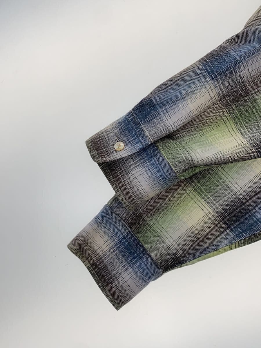 Auralee Green Super Light Wool Check Shirt 25aw Size US XL / EU 56 / 4 - 6 Thumbnail